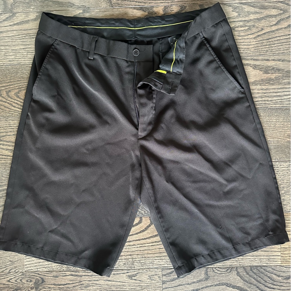 Classic Sligo, Black Men's Flat Front Shorts